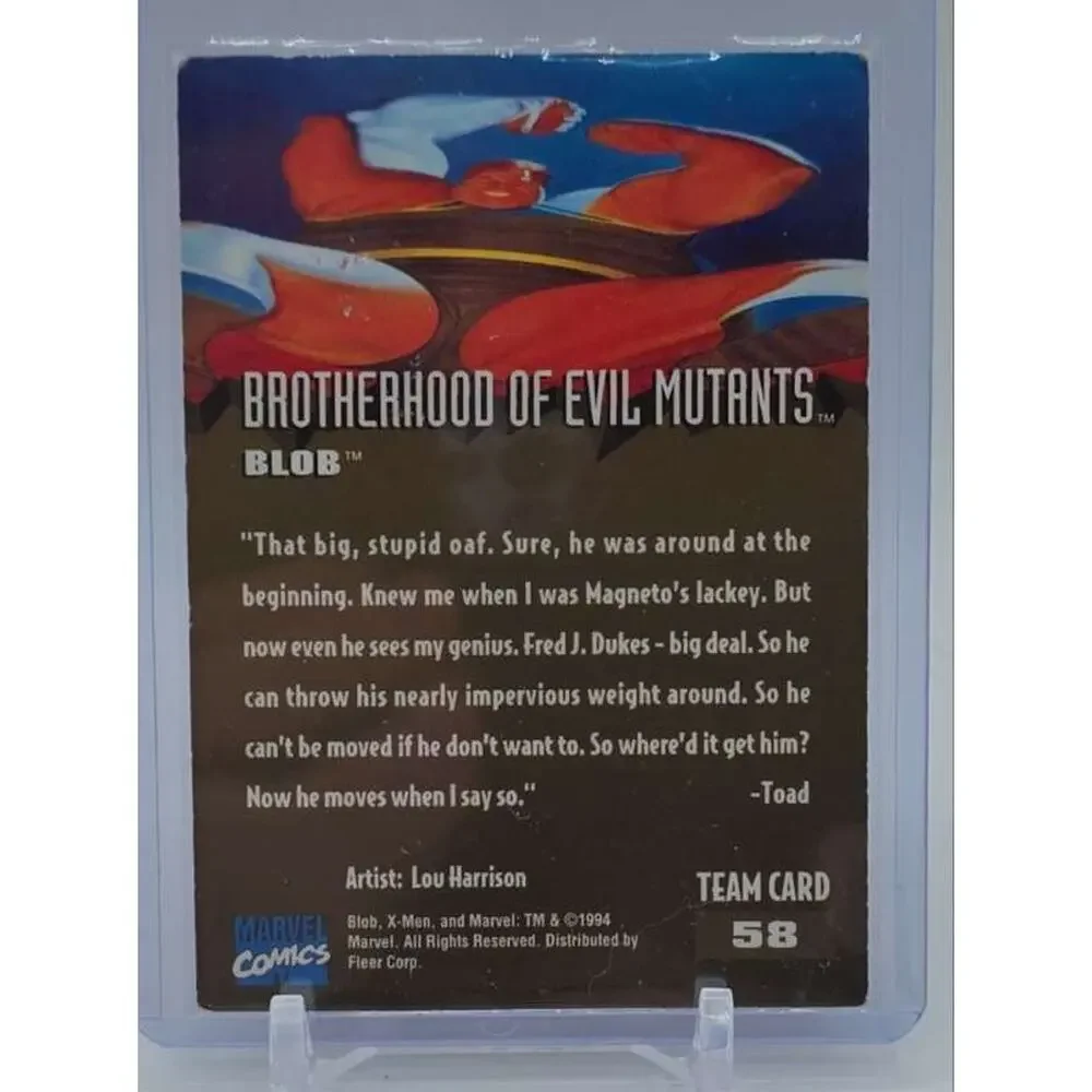 1995 Fleer Ultra X-Men #58 Blob Card